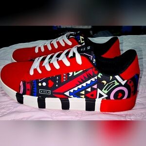 Colorful Geometric Sneakers